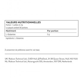 Thorne L-Glutamine Powder - Glutamine en Poudre pour la Santé Gastro-Intestinale et la Fonction Immunitaire - 513 g