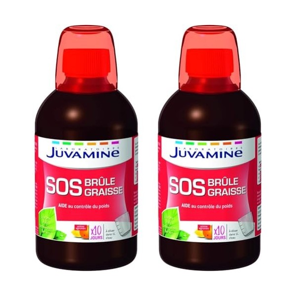 JUVAMINE - SOS Brûleur de Graisse - 500 ml Lot de 2 