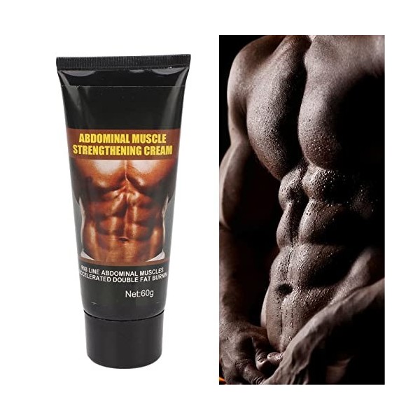 60 G de Crème pour les Muscles Abdominaux, Crème Chaude pour Brûler les Graisses du Ventre, Crème Raffermissante pour Accélér