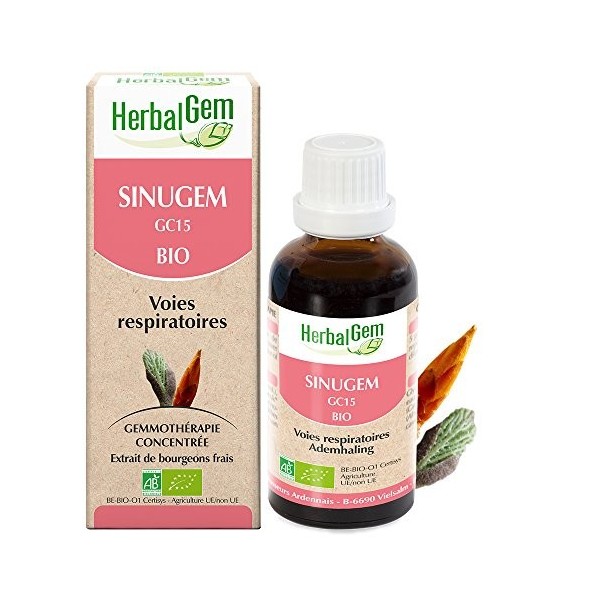 HerbalGem Sinugem Bio Complexe de Gemmothérapie Concentrée 30 ml
