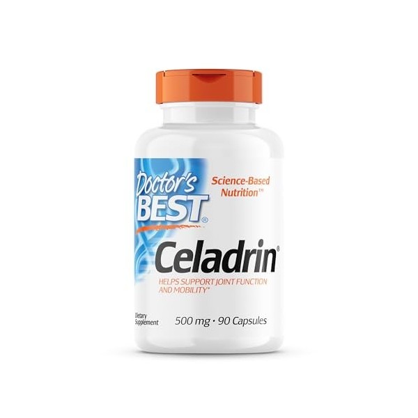 Doctors Best | Céladrine | 500 mg | 90 capsules | sans gluten