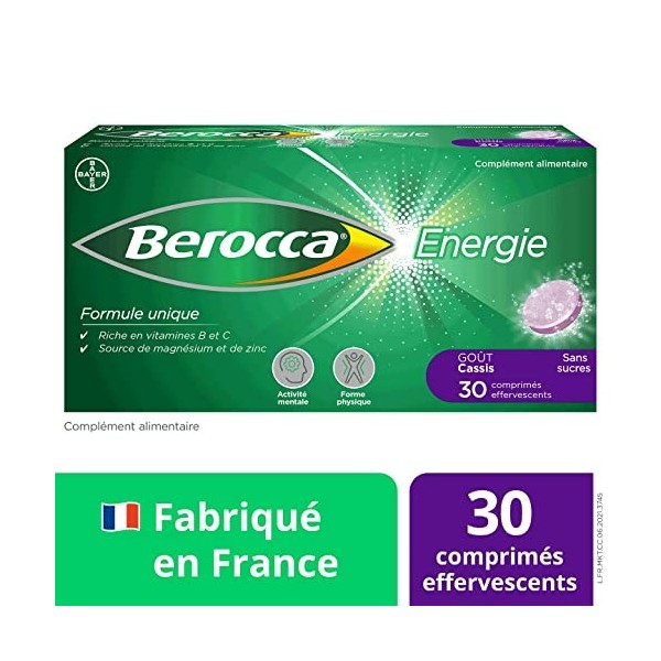 Berocca Energie cassis boite de 45 cps effervescents