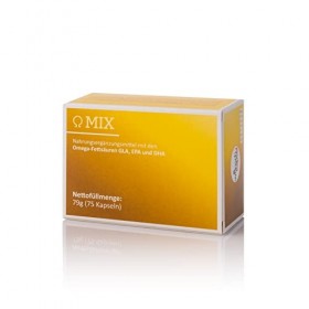 Wunschkapsel OmegaMix | 75 capsules dacides gras oméga | huile de bourrache hautement dosée + huile de poisson | GLA acide 