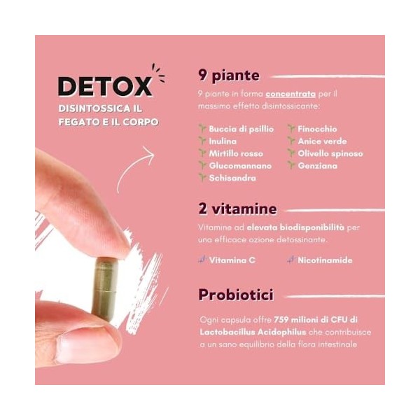 Detox puissante pour détoxifier le foie et le corps | Complément pour femmes | Snella by Gabriella Vico