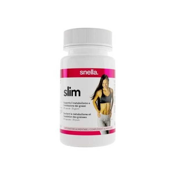 Slim : Brûleur de graisse puissant et naturel | Complément alimentaire pour femmes | 30 comprimés - 1 mois de cure | Snella b