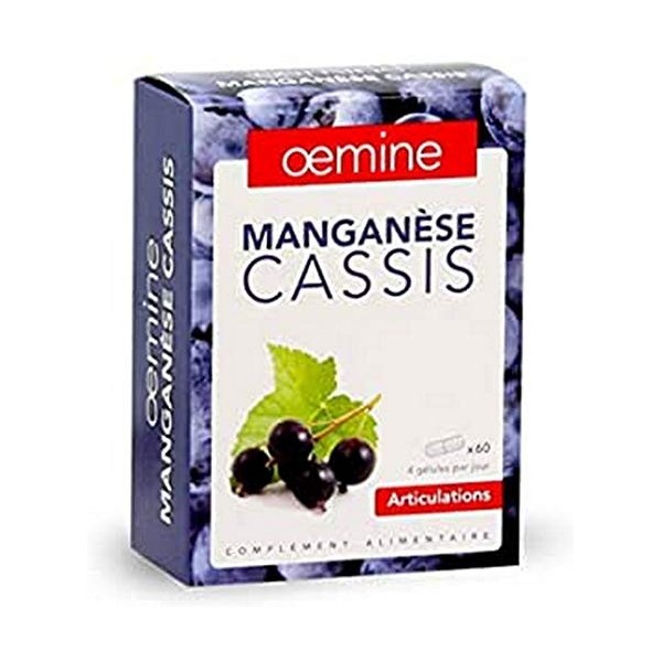 Oemine Manganèse Cassis 60 Gélules