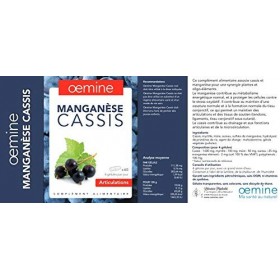 Oemine Manganèse Cassis 60 Gélules