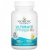 Nordic Naturals, Ultimate Omega-D3, 1280mg dOméga-3, avec EPA, DHA et Vitamine D3, Haute Dosé, Goût Citron, 60 Capsules moll