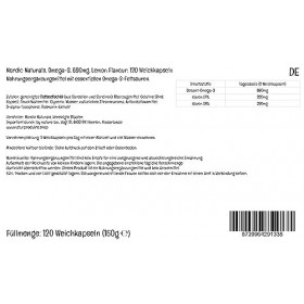 Nordic Naturals, Omega-3, 690mg, avec EPA et DHA, Haute Dosé, Goût Citron, 120 Capsules molles, Testé en Laboratoire, Sans So