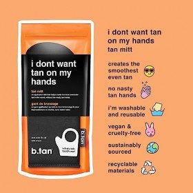 B.Tan I Dont Want Tan On My Hands Tan Mitt For Unisex 1 Pc Mitt