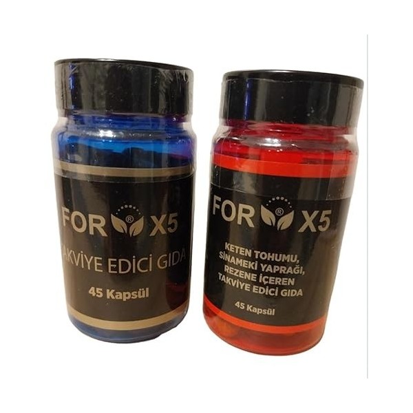 Complément alimentaire FORX 5 coupe faim, ventre plat, amincissement, régime