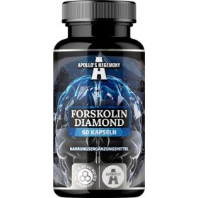 Forskolin Diamond 50 mg, Extrait de Coleus Forskohlii de qualité supérieure 95% de Forskoline pure , 60 gélules végétalienne