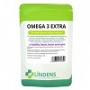 Lindens Omega 3 huile de poisson supplémentaires 1000mg 3-Pacquet 270 gélules Super Concentré