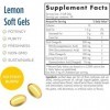 Nordics Pro Balanced Omega, Citron - 180 Gels Doux - 500 mg doméga-3 + 830 mg dhuile donagre - Sans OGM - 90 portions