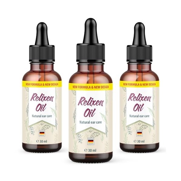 Relixen Oil Gouttes - Natural Ear Care - Relixen Oil - Huile de soin douce et naturelle 1x