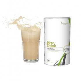 NuPrevento Boisson céto daprès Dr Coy - Substitut de repas cétogène avec des sucres intelligents, des TCM, des fibres, des o