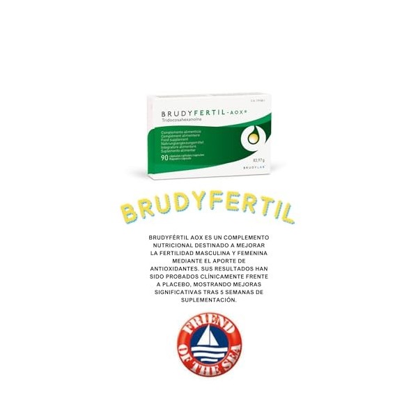 BRUDYLAB - Brudyfertil - AOX - Supplément nutritionnel - Aide à lamélioration de la fertilité masculine et féminine - Antiox