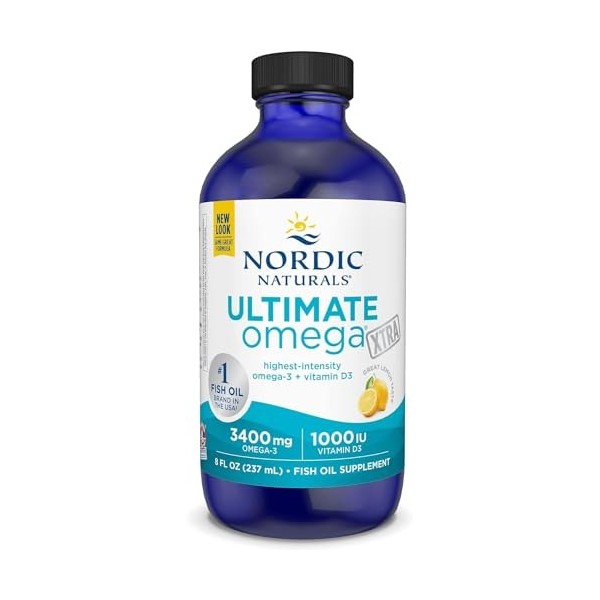 Nordics Ultimate Omega Xtra Liquide 3400 mg doméga-3 237 ml