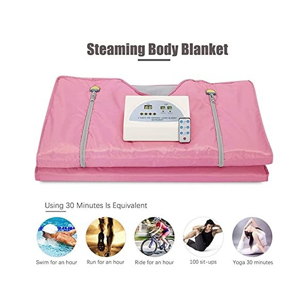 Body Rose Shaper Perte de Poids Sauna Couverture 2 Zone Contrôleur Professional Detox Therapy Machines de beauté Anti-vieilli