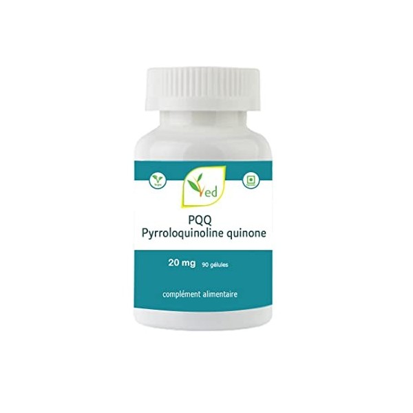 Ved PQQ pyrroloquinoline quinone | Norme de qualité GMP | 20 mg, 90 gélules