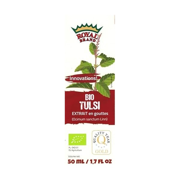 Bio Tulsi - extrait en gouttes / 50 ml / 1.7 fl oz