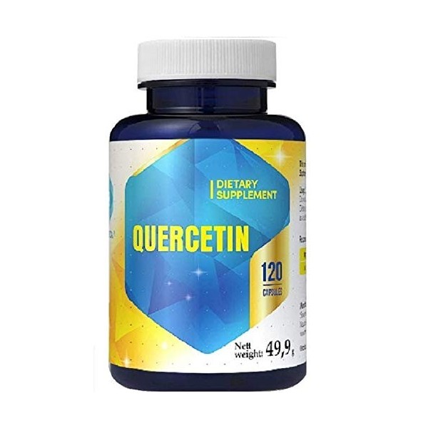 Quercétine 316 mg x 120 Gélules 4 mois dutilisation - Fabriqué naturellement à partir dextraits de fleurs darbres à cordes