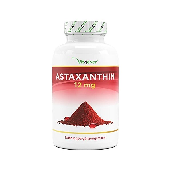 Astaxanthine 12 mg Depot - 150 capsules softgel - A partir de microalgues Haematococcus Pluvialis pures - Biodisponibilité op