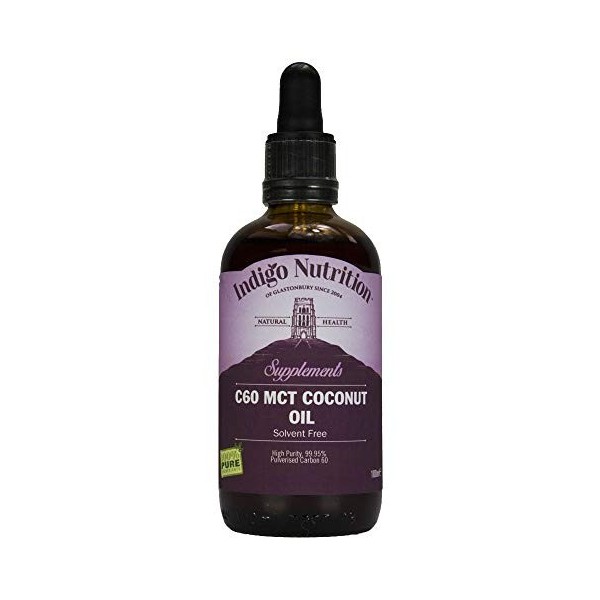 Indigo Herbs C60 Huile de Coco 100ml Carbon 60 