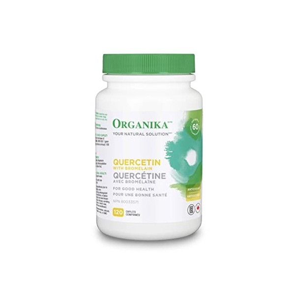 ORGANIKA QUERCETIN WITH BROMELAIN 120 CAPLETS