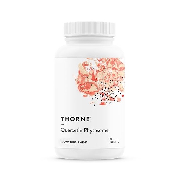 Thorne Quercetin Phytosome - Complexe de Quercétine et de Bromélaïne pour la Santé Immunitaire, le Soutien Respiratoire et le