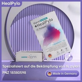 Sonnesee Helicobacter pylori Comprimé à croquer Pylopass Lactobacillus Probiotic - Brûlures destomac, reflux acide, maux de