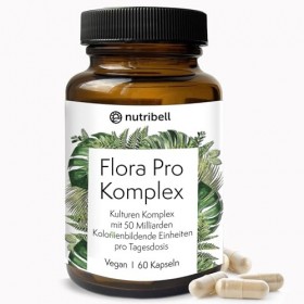 Nutribell I gélules pour la flore intestinale hautement dosées avec 50 milliards de kbE par dose journalière, 11 souches bact