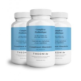 Complément alimentaire Complexe de probiotique de Theonia - 7 souches puissantes avec 20 milliards d’UFC par dose journalière
