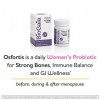 BioGaia Osfortis Probiotique pour femme pour os forts, équilibre immunitaire et bien-être GI Contient L. reuteri 6475, 60 gél