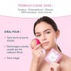 FOREO Masque actif UFO Glow Addict pour peau terne, pack de 6, éclat, extrait de perle et vitamine E, formule propre, cruelty