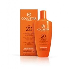 Collistar Super-bronzant intensif Ultra rapide Protection 20, Crème Visage et Corps accélératrice de bronzage, avec Vitamine 