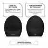 FOREO LUNA MEN - Brosse nettoyante visage et barbe - Massage raffermissant - Soins ultra-hygiéniques - Exfoliant visage facil