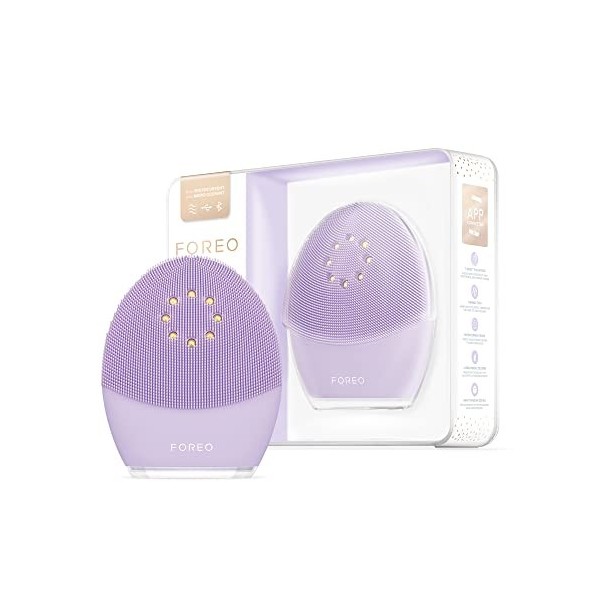 FOREO LUNA 3 plus Peau sensible - Brosse nettoyante visage et lifting avec micro-courants - Soins de la peau ultra-hygiénique