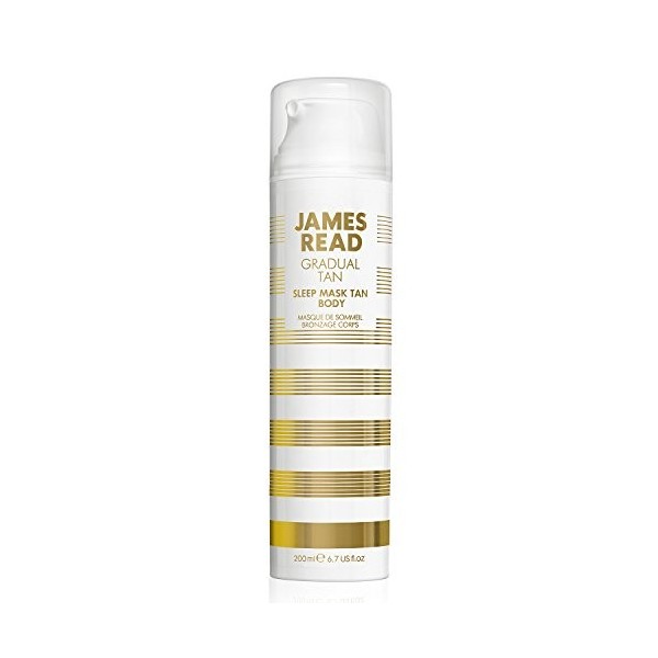 JAMES READ Masque bronzant de nuit pour le corps, 200ml