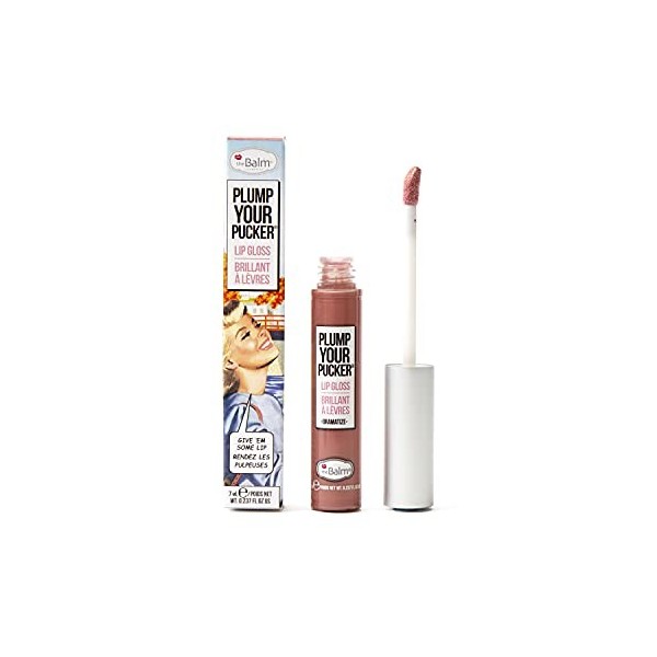 THEBALM Gloss à Lèvres Plump Your Pucker Dramatize Rose Nue