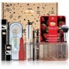 Coffret de Noel Maquillage - 10 Essentiels de maquillage Dans une boite Box Spéciale Noël