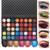 Palette de fard à paupières 99 couleurs, palette maquillage yeux Rechoo Rainbow Colors Fusion, palette de maquillage professi