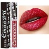 Allbesta 8 couleurs diamant lipgloss brillant paillettes brillant à lèvres crâne liquide rouge à lèvres métallisé mat brillan