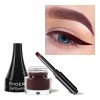 Allbestaye Couleur Eyeliner Gel Liner Coloré Matte Imperméable Bleu Violet Vert Blanc Marron Or Maquillage Pour Les Yeux