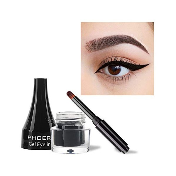 Allbestaye Couleur Eyeliner Gel Liner Coloré Matte Imperméable Bleu Violet Vert Blanc Marron Or Maquillage Pour Les Yeux