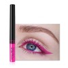 Allbestaye Eyeliner de couleur coloré liquide liner imperméable bleu violet vert blanc brun maquillage