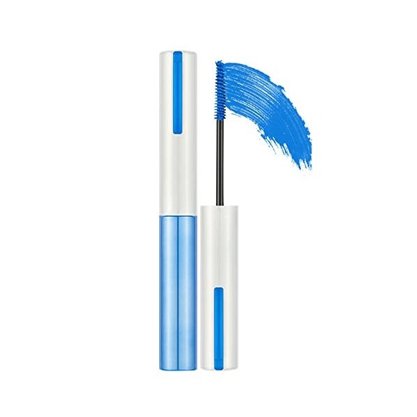 Allbestaye Mascara coloré Imperméable Volumisant Cils Curling Longue Durée Maquillage Pour Les Yeux Noir Pourpre Bleu Vert Ro