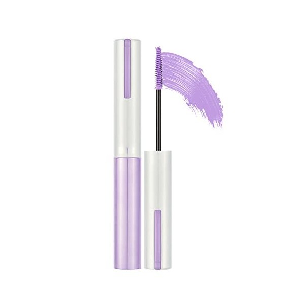 Allbestaye Mascara coloré Imperméable Volumisant Cils Curling Longue Durée Maquillage Pour Les Yeux Noir Pourpre Bleu Vert Ro