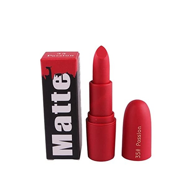 Fulltime® Rouge à lèvres,Miss Rose Hydratant Matte Lipstick Longue Durée Imperméable Lipstick 18 Couleur 31 