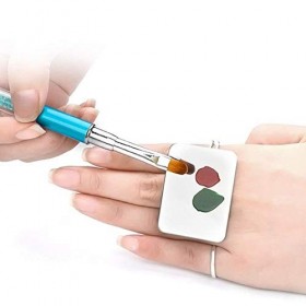 PULABO Salon Manucure Bague Couleur Palette Maquillage Crème Fondation Palette De Mélange Cosmétique Maquillage Outil En Acie